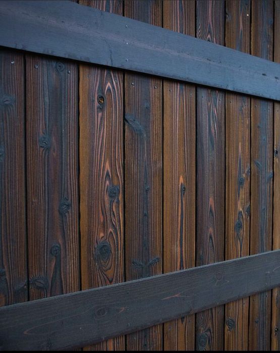 Deski elewacyjne palone,modrzewiowe, rustykalne.  Shou Sugi Ban