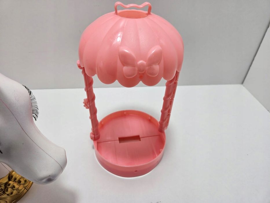 BARBIE Głowa Konia Jednorożec do Czesania TĘCZOWY