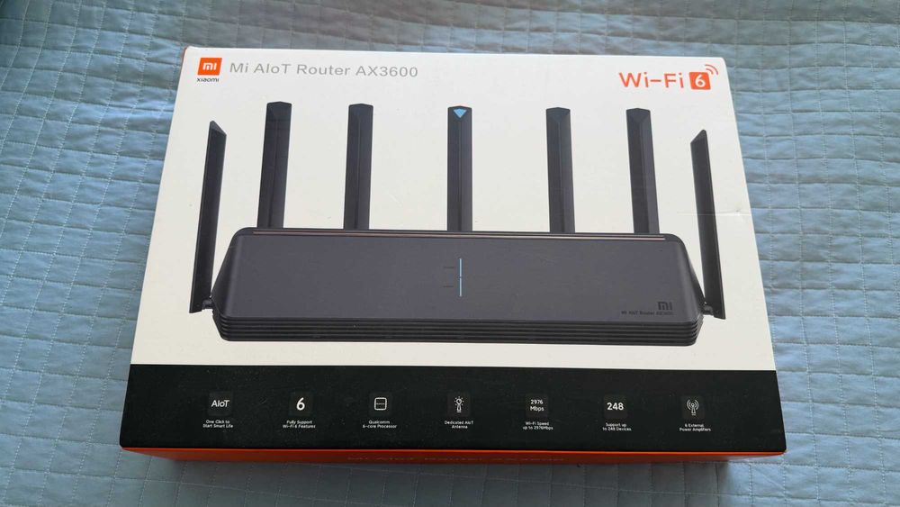 Router Xiaomi Mi AIoT AX3600 WiFi 6 (Topo de Gama)