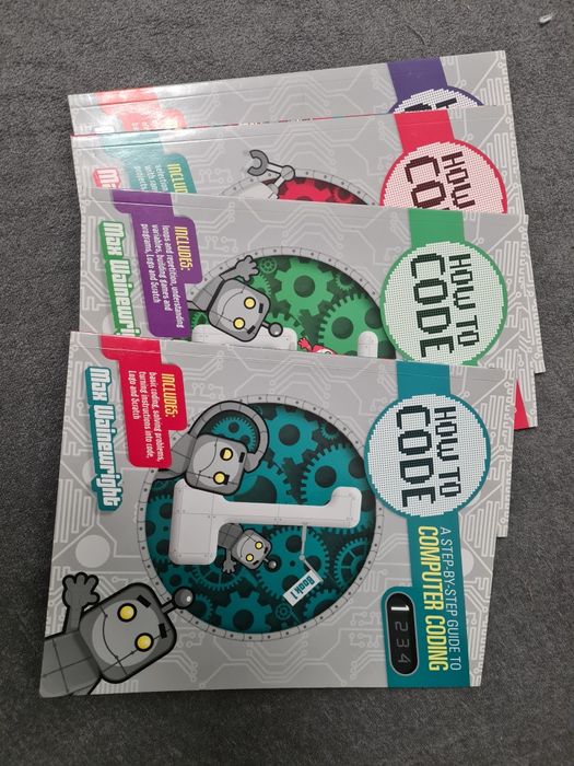 Комплект книг “How to Code” – 4 книги | Навчання програмуванню для діт