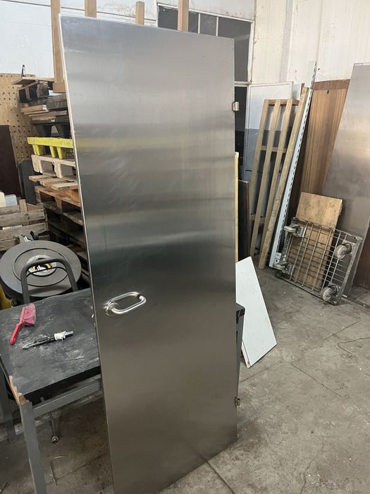 Porta em inox como nova 1.99 x 72