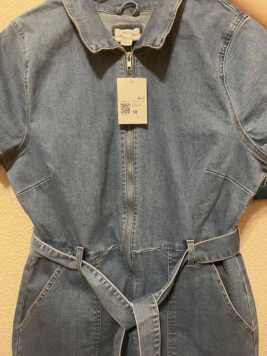 Комбінезон джинсовий