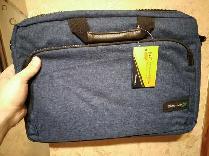 Сумка для ноутбука Grand-X SB-139B 15.6" Gray_Navy