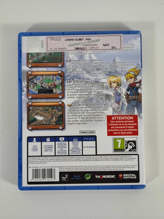 Lock's Quest - Playstation 4 PS4