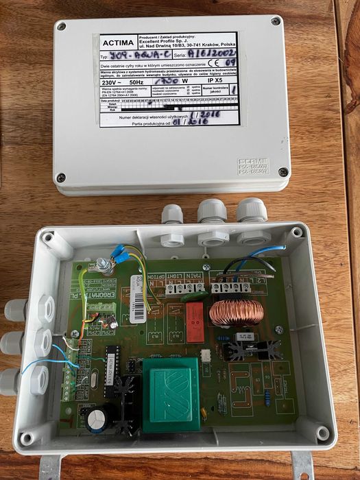 sterownik jacuzzi do wanny z hydromasażem Excellent Actima