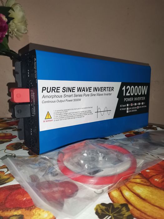 Inversor 12000W 24v para 220v Onda Pura Novo