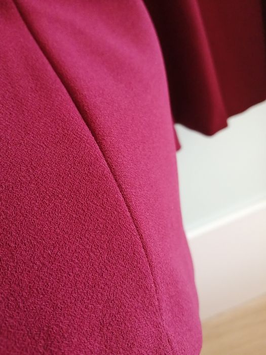 Vestido Zara Bordeaux S