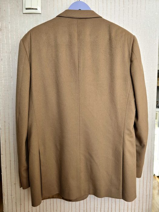 Męska marynarka vintage camel – lambswool & cashmere / roz. 54