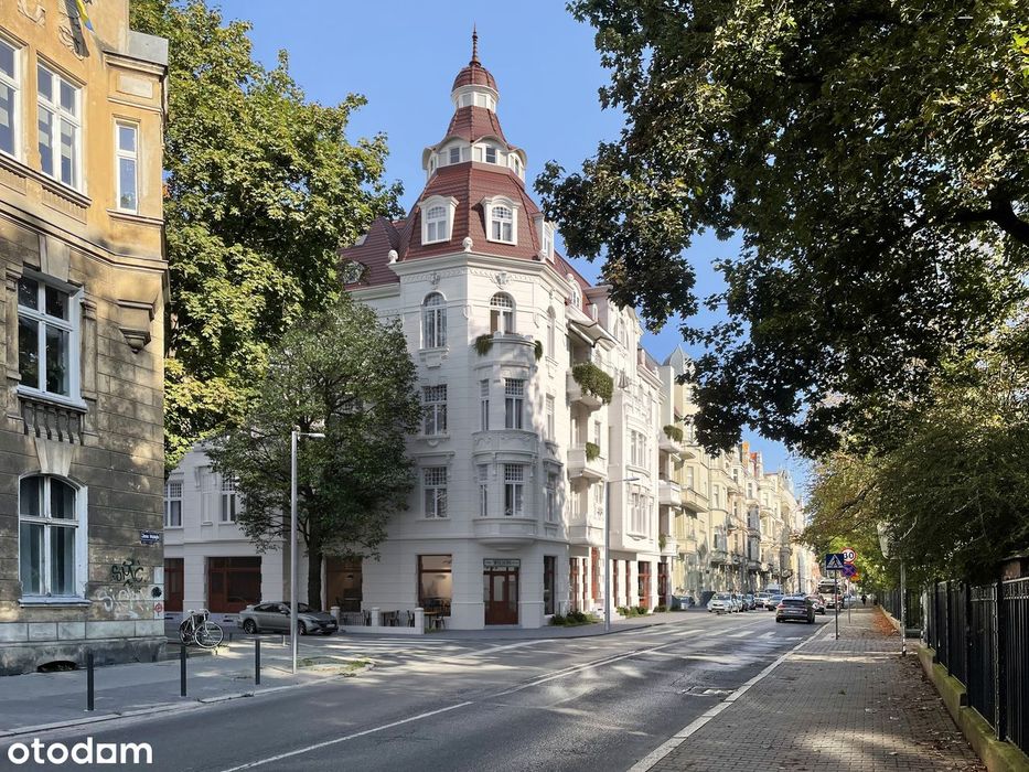 Łazarz mieszkanie kamienica 50m² 3,7m wysokości widok na Park Wilsona