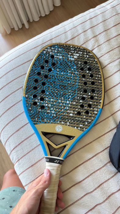 Turquiose full kevlar Raquetes beach tênis