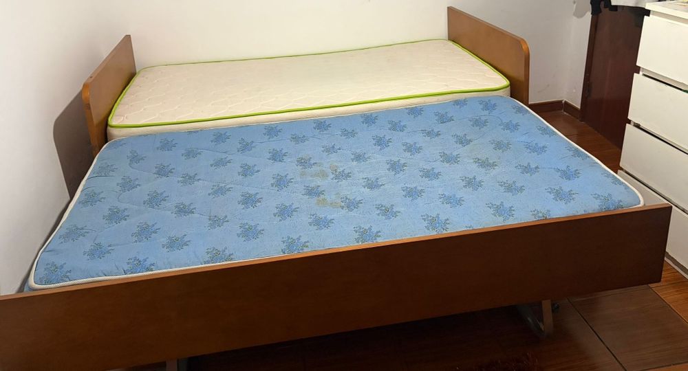 Cama solteiro dupla