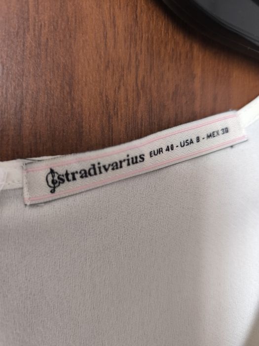Elegancki biały kombinezon, Stradivarius