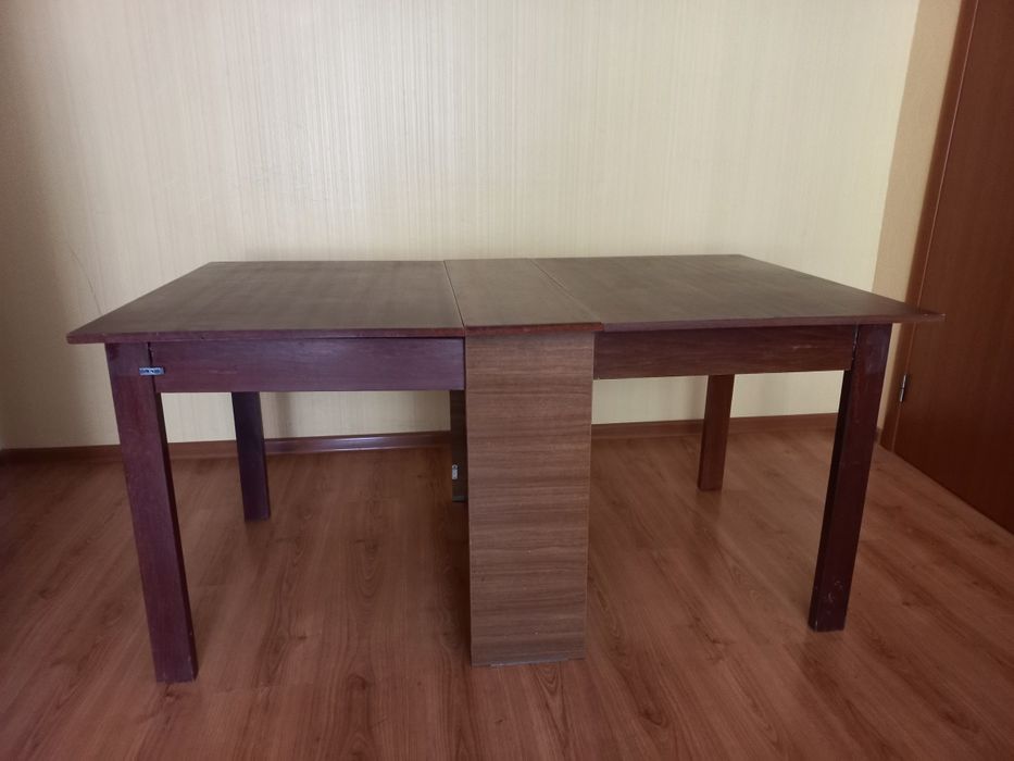 Стіл-"книжка" розкладний нелакований