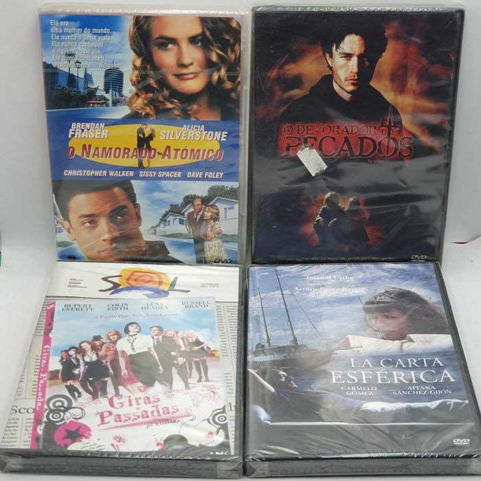 Lote 3/1 - Pack de 18 Filmes Novos e Selados em DVD - Ref. VI