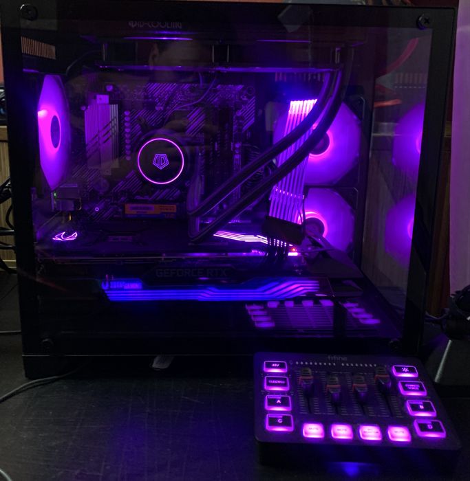 Игровой компьютео rtx 4070 ti super, Ryzen 7 5800x3d, 32gb ddr4, ssd 500gb+ssd1000gb