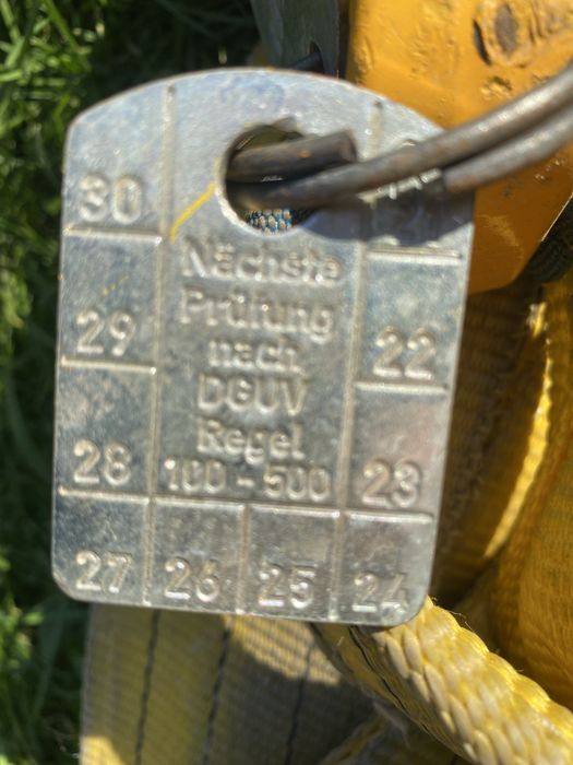 Pasy do dzwigu z atestem 6300/4500kg