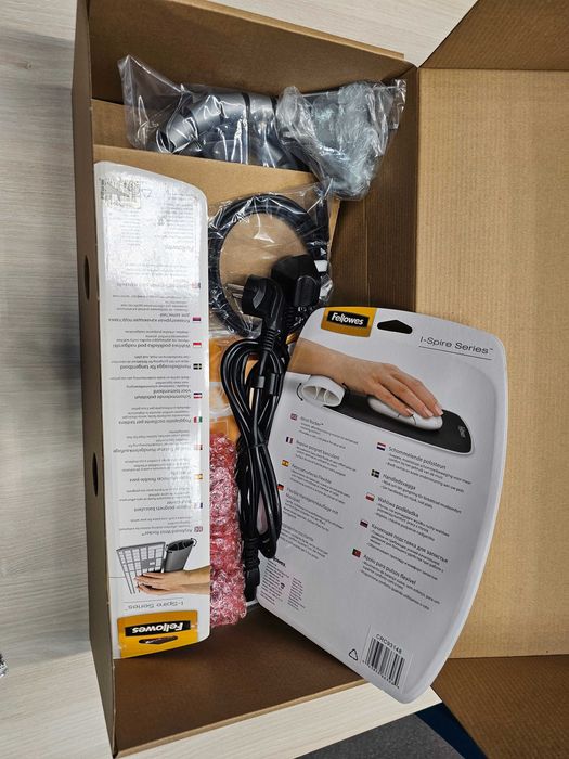Fellowes Stanowisko do pracy Sit-Stand Lotus DX białe nowe nieużywane