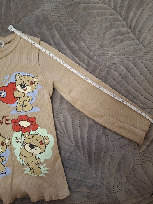 Джинсовий костюм для дівчинки трійка 4-5р. джинси