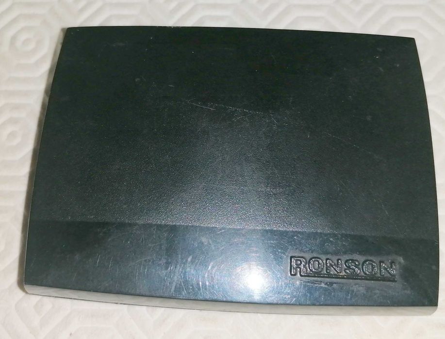 Isqueiro RONSON Varaflame, com cx e escova, peça vintage