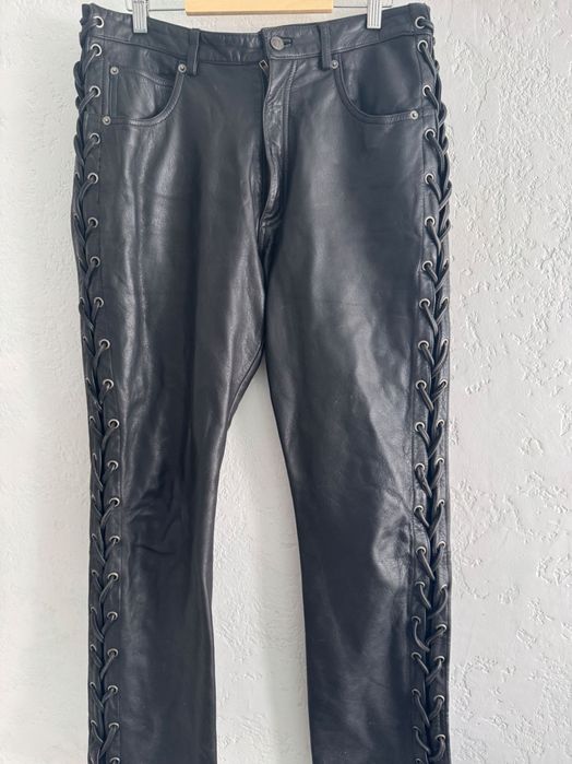 Шкіряні мото штани