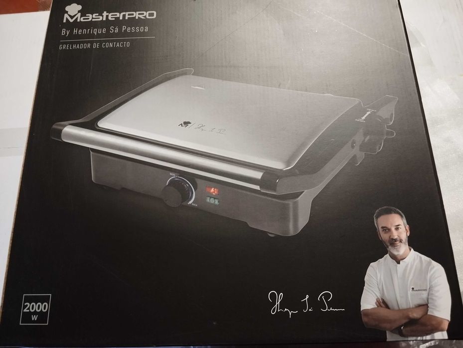 [Novo] Grelhador de contacto Henrique Sá Pessoa Tostadeira/Sanduicheira