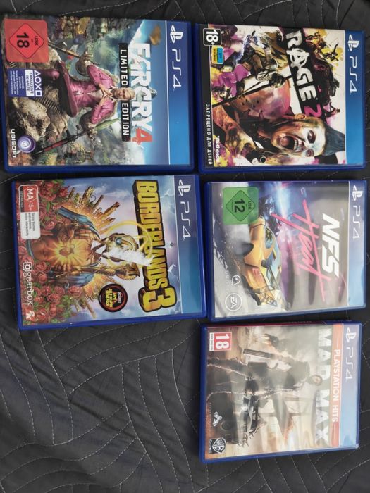 комплект дисків на Sony playstation 4