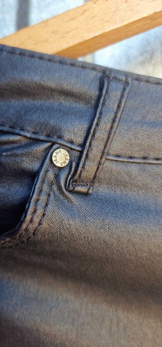 Goodies jeans czarne świecące ala latex/ skóra S/M