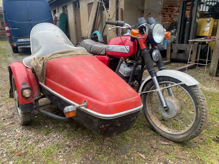 Jawa 350 z wózkiem bocznym zarejestrowana w Polsce / jawa velorex