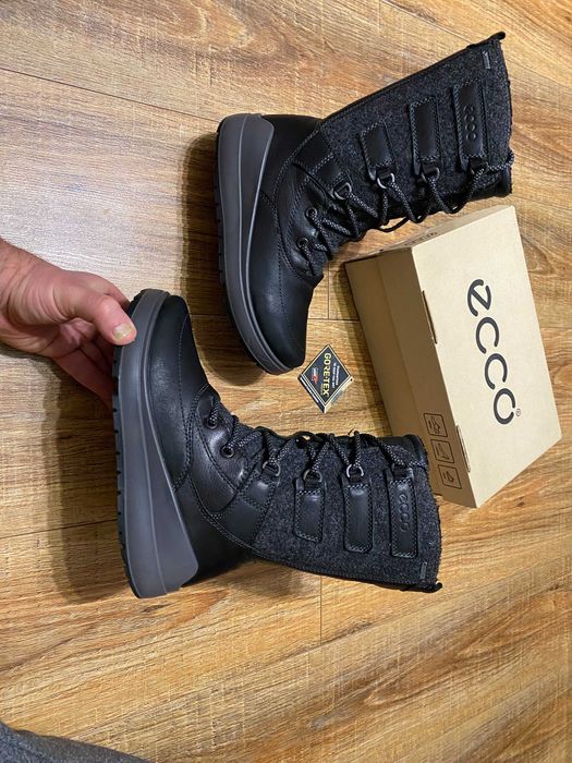 Ecco Gore-Tex сапоги зимние термо ботинки черевики сапожки ECCO р.36