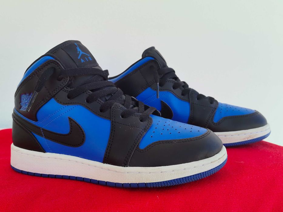 Air Jordan 1 Mid Royal Blue – Tamanho 39 | Como novas