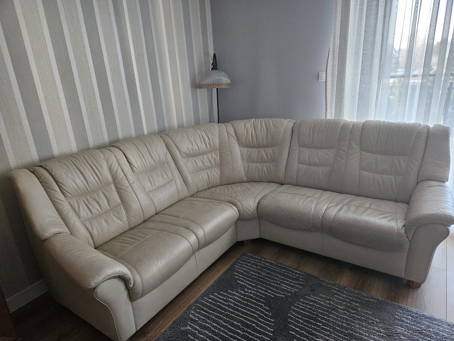 Skórzany narożnik w bardzo dobrym stanie