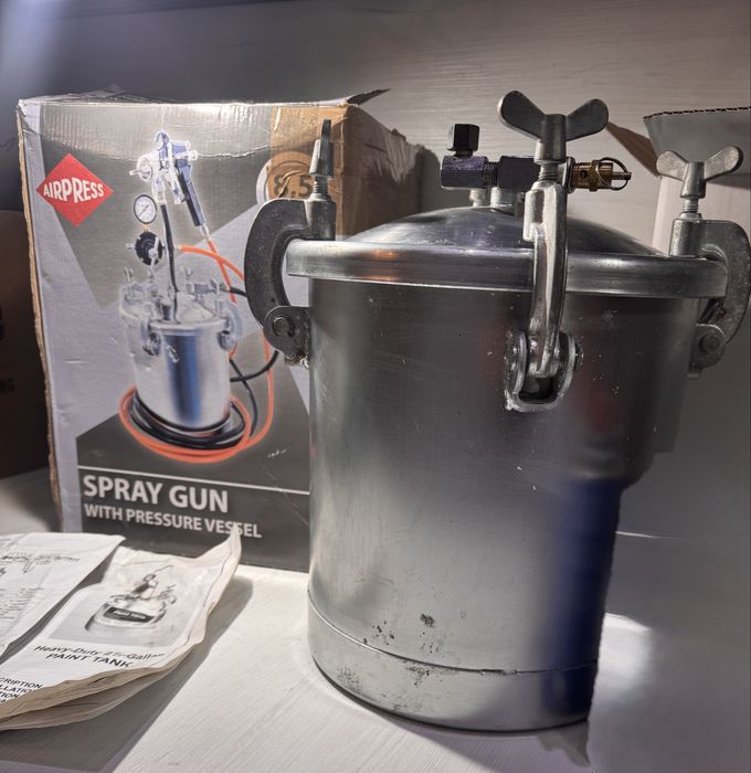 *Agregat malarski 8.5 l 5.5 bar dysza 2 mm+pistolet- Stówka Grudziądz*