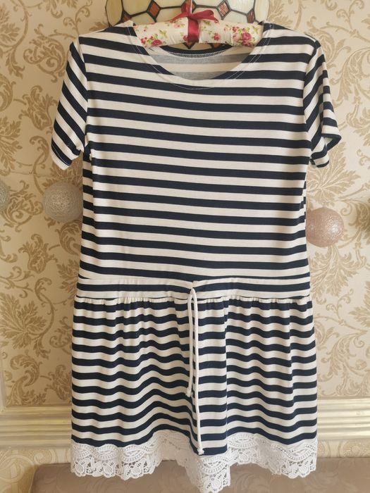 Платье в полоску на девочку