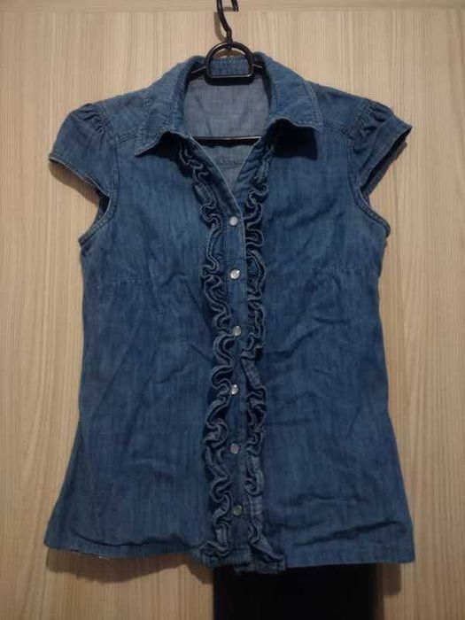Koszula damska krótki rękaw H&M S