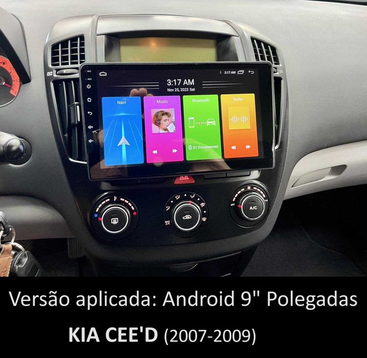 (NOVO) Rádio 2DIN • KIA Ceed (2007 a 2019) • Android JD Cee'd [4+64GB]