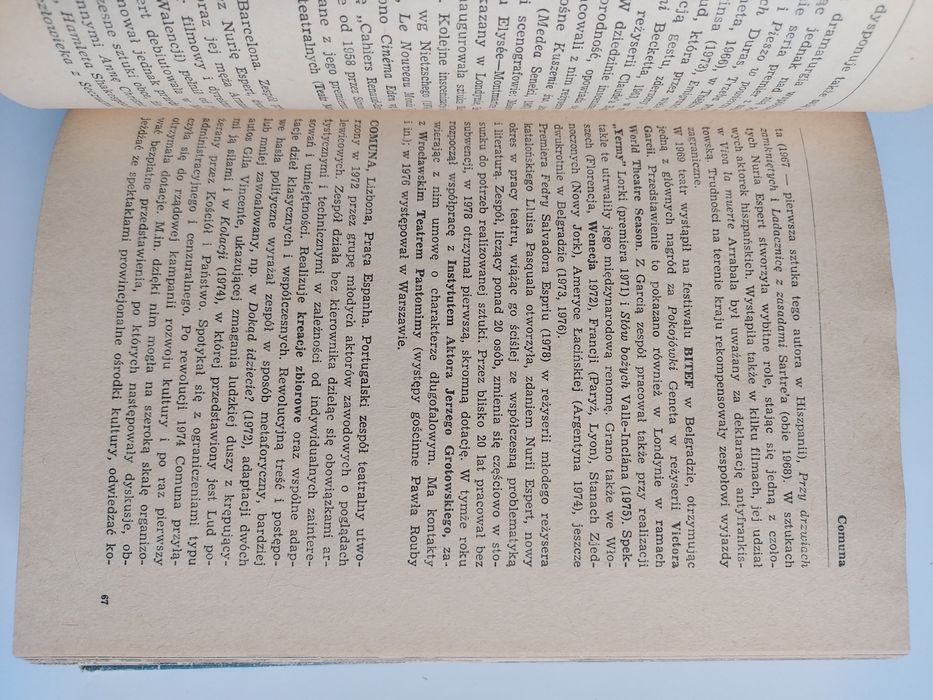 Słownik współczesnego teatru - Książka