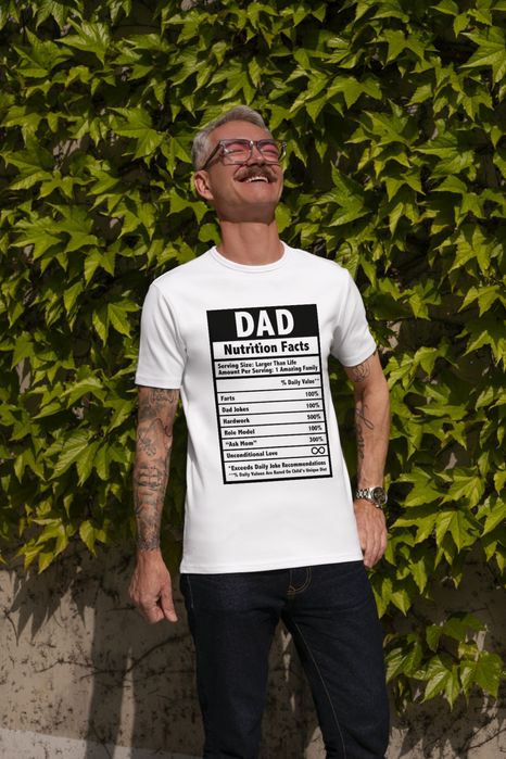 Tshirt dados nutricionais Pai