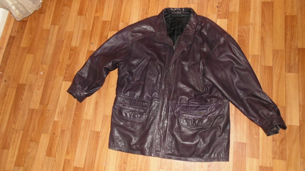 Кожаная куртка Echt Leder большого размера