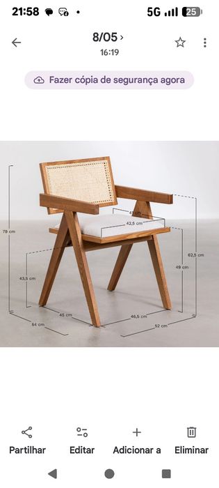 Cama de madeira maciça