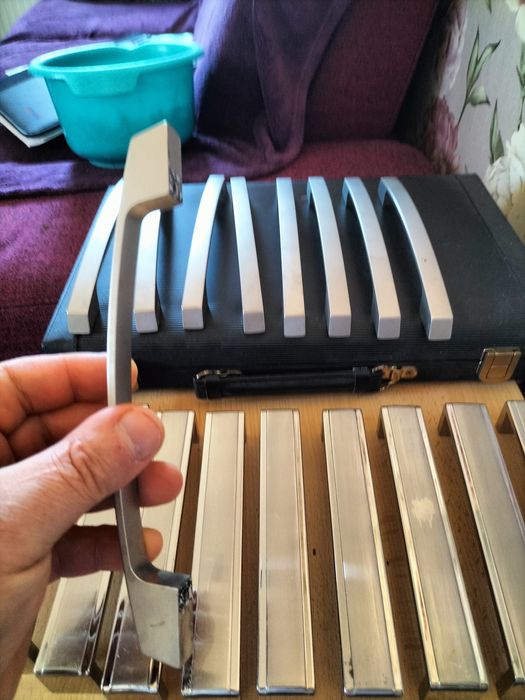 Ручки мебельные стальные