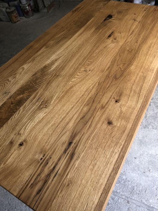 Blat debowy Drewniany 110x60x4,5 Rustykalny Styl Loft stolik Kawowy