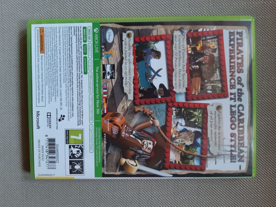Gra Lego Piraci z Karaibów na konsolę xbox 360
