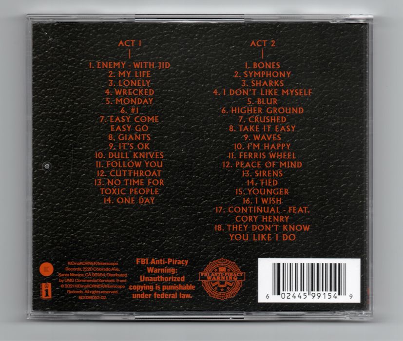 Imagine Dragons Mercury Acts 1 & 2 Target Edition (2CDs 2022) US