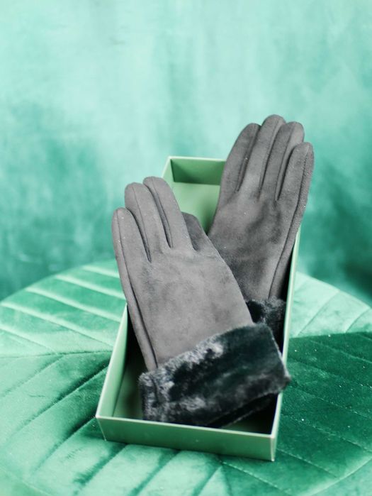 Eleganckie rękawiczki zimowe z obsługą ekranu dotykowego