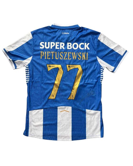Oskar Pietuszewski FC Porto Jagiellonia koszulka z autografem + cert.