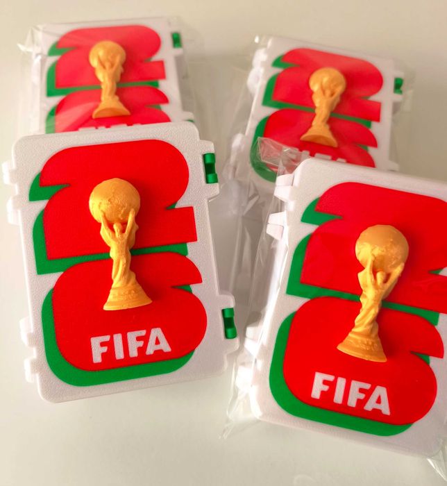 Caixa 3D personalizada para cromos do Mundial 2026