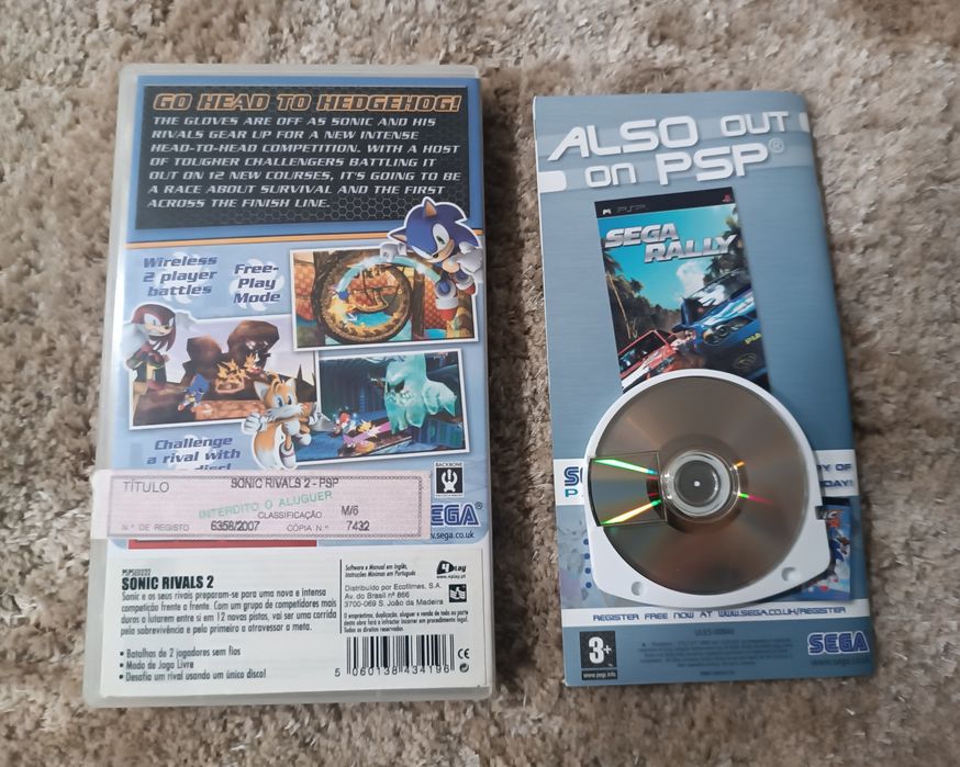 Sonic Rivals 2 (psp)