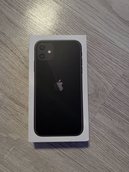 Czarny iPhone 11 Apple 128 gb