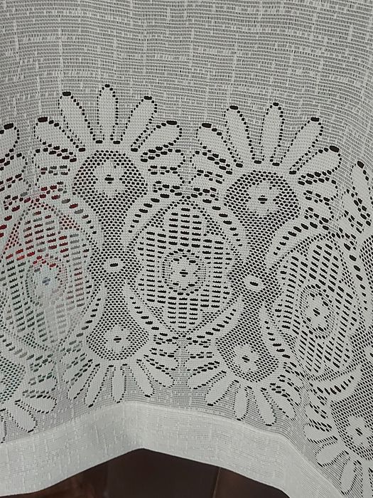 Cortinas para janela de cozinha ou quarto em 2 partes