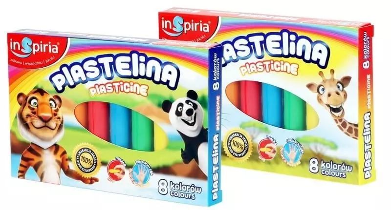Plastelina 8 Kolorów. Nowy Produkt